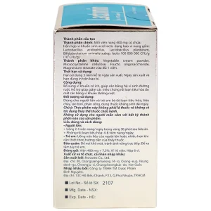 Viên uống Lactomin Novarex bổ sung vi khuẩn có ích, giúp tái lập cân bằng hệ vi sinh đường ruột (6 vỉ x 10 viên)