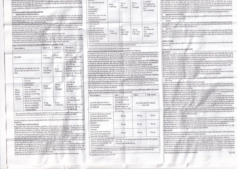 Viên nén Lamictal 25mg GSK điều trị động kinh và phòng ngừa bệnh rối loạn lưỡng cực (3 vỉ x 10 viên)