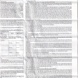 Viên nén Lamictal 50mg GSK điều trị động kinh và phòng ngừa bệnh rối loạn lưỡng cực (3 vỉ x 10 viên)