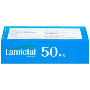 Viên nén Lamictal 50mg GSK điều trị động kinh và phòng ngừa bệnh rối loạn lưỡng cực (3 vỉ x 10 viên)