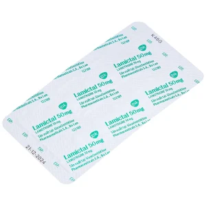 Viên nén Lamictal 50mg GSK điều trị động kinh và phòng ngừa bệnh rối loạn lưỡng cực (3 vỉ x 10 viên)