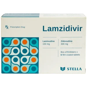 Thuốc Lamzidivir Stella hỗ trợ điều trị nhiễm HIV (5 vỉ x 6 viên)