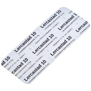 Viên nén Lercastad 10 Stella điều trị tăng huyết áp nguyên phát từ nhẹ đến trung bình (6 vỉ x 10 viên)