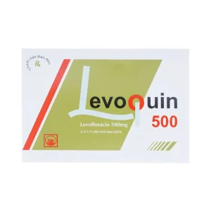 Thuốc Levoquin 500 Pymepharco điều trị các chứng nhiễm trùng (2 vỉ x 4 viên)