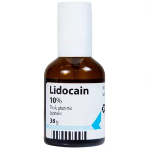 Thuốc phun mù Lidocain 10% Egis dùng trong chỉ định gây tê tại chỗ (38g)