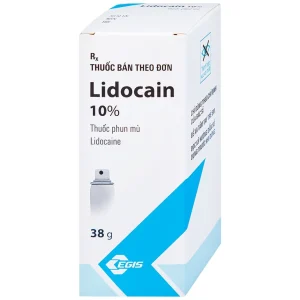 Thuốc phun mù Lidocain 10% Egis dùng trong chỉ định gây tê tại chỗ (38g)