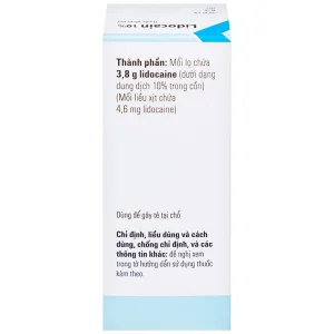 Thuốc phun mù Lidocain 10% Egis dùng trong chỉ định gây tê tại chỗ (38g)
