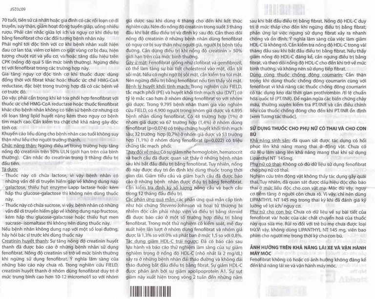 Thuốc Lipanthyl NT 145mg Abbott hỗ trợ giảm cholesterol máu và tiến triển bệnh võng mạc đái tháo đường (3 vỉ x 10 viên)