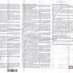 Thuốc Lipanthyl Supra 160mg Abbott điều trị tăng cholesterol máu (3 vỉ x 10 viên)