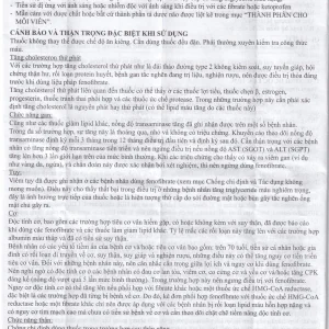 Viên nang cứng Lipanthyl 200mg Abbott bổ sung chế độ ăn kiêng trong điều trị tăng triglyceride (2 vỉ x 15 viên)