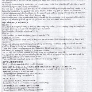 Viên nang cứng Lipanthyl 200mg Abbott bổ sung chế độ ăn kiêng trong điều trị tăng triglyceride (2 vỉ x 15 viên)