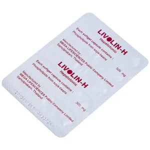 Viên nang mềm Livolin-H 300mg MEGA We care cải thiện bệnh gan, chán ăn, đau hạ sườn phải (10 vỉ x 10 viên)