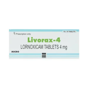 Viên nén Livorax-4 Micro giảm đau và chống viêm xương khớp (10 vỉ x 10 viên)