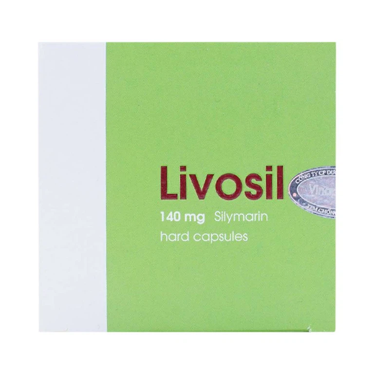 Viên nang cứng Livosil 140mg aconitum hỗ trợ điều trị viêm gan mạn tính, xơ gan (8 vỉ x 15 viên)
