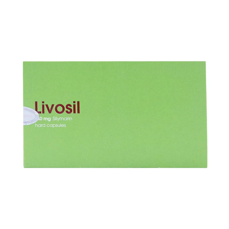 Viên nang cứng Livosil 140mg aconitum hỗ trợ điều trị viêm gan mạn tính, xơ gan (8 vỉ x 15 viên)