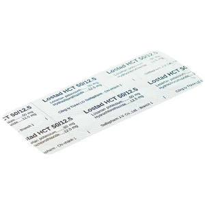 Thuốc Lostad HCT 50/12.5 Stella điều trị tăng huyết áp, giảm nguy cơ đột quỵ (3 vỉ x 10 viên)