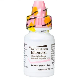 Thuốc nhỏ mắt Lotemax 0.5% Bausch & Lomb điều trị viêm kết mạc mí mắt, nhãn cầu (5ml)