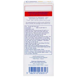 Dung dịch tiêm Lovenox 4000 anti-Xa IU/0.4 ml điều trị dự phòng bệnh thuyên tắc huyết khối tĩnh mạch (2 ống)