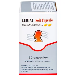 Thuốc Luotai Kunming điều trị đột quỵ, liệt nửa người (30 viên)