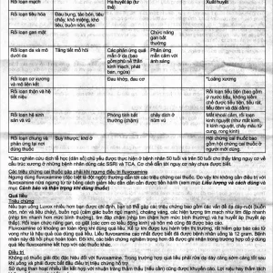 Viên nén Luvox 100mg Abbott điều trị trầm cảm, rối loạn trầm cảm (2 vỉ x 15 viên)