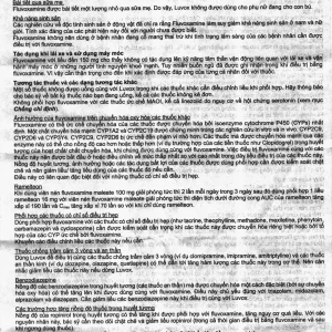 Viên nén Luvox 100mg Abbott điều trị trầm cảm, rối loạn trầm cảm (2 vỉ x 15 viên)