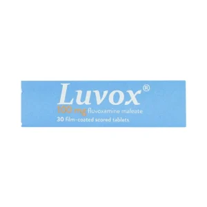 Viên nén Luvox 100mg Abbott điều trị trầm cảm, rối loạn trầm cảm (2 vỉ x 15 viên)