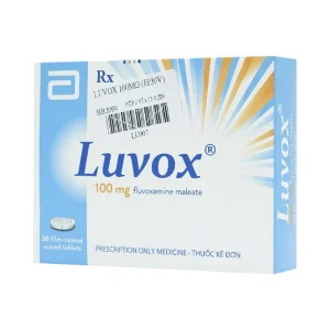 Viên nén Luvox 100mg Abbott điều trị trầm cảm, rối loạn trầm cảm (2 vỉ x 15 viên)