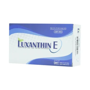 Thuốc Luxathin-E hỗ trợ điều trị bệnh lý về mắt, khô mắt, nhìn mờ, cải thiện thị lực (3 vỉ x 10 viên)