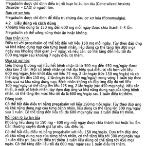 Lyrica 75mg là thuốc gì? Công dụng, Liều dùng và Thông tin Khoa học