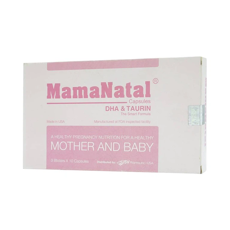 Viên uống MamaNatal bổ sung dinh dưỡng cho phụ nữ mang thai (3 vỉ x 10 viên)