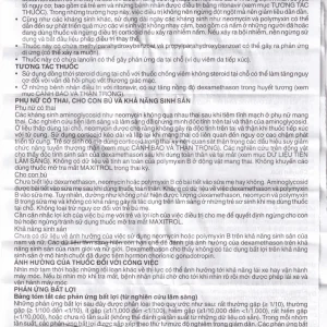 Thuốc mỡ tra mắt Maxitrol điều trị ngắn hạn các tình trạng đáp ứng với corticoid ở mắt (3,5g)