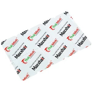 Viên uống Maxxhair New Thái Minh hỗ trợ tóc mọc chắc khỏe và giảm nguy cơ rụng tóc (3 vỉ x 10 viên)