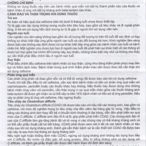 Thuốc Mecefix-B.E 150mg Merap điều trị nhiễm khuẩn đường tiết niệu, viêm tai giữa (2 vỉ x 10 viên)