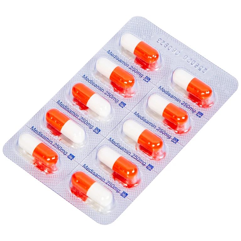 Thuốc Medisamin 250mg Mediplantex điều trị tình trạng chảy máu (10 vỉ x 10 viên)