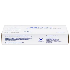 Thuốc Meiact 200mg điều trị viêm amidan, viêm họng cấp tính, viêm xoang xương hàm (2 vỉ x 10 viên)