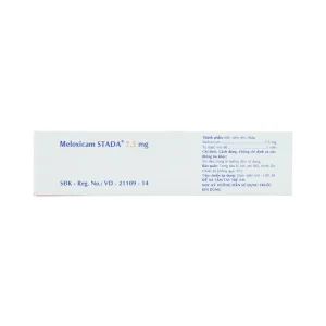 Thuốc Meloxicam Stada 7.5mg giảm đau nhóm NSAIDs (5 vỉ x 10 viên)