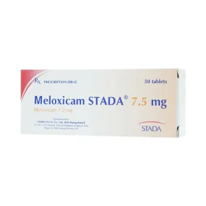 Thuốc Meloxicam Stada 7.5mg giảm đau nhóm NSAIDs (5 vỉ x 10 viên)