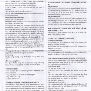 Thuốc Mesalazine 500mg SaviPharm điều trị viêm loét đại tràng (10 vỉ x 10 viên)