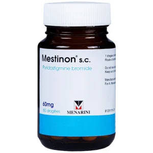 Viên nén Mestinon S.C. 60mg Menarini điều trị nhược cơ, tắc ruột do liệt ruột và bí tiểu sau phẫu thuật (150 viên)