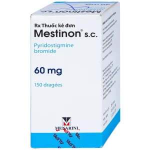 Viên nén Mestinon S.C. 60mg Menarini điều trị nhược cơ, tắc ruột do liệt ruột và bí tiểu sau phẫu thuật (150 viên)