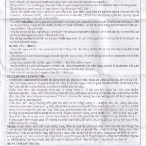 Viên nén Mexcold 500 Imexpharm điều trị đau đầu, đau răng, đau nhức bắp thịt (10 vỉ x 10 viên)