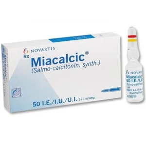 Dung dịch tiêm Miacalcic Novartis ngừa mất xương cấp tính, điều trị bệnh Paget, tăng canxi máu ác tính (5 ống)