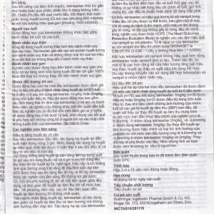 Viên nén Micardis 40mg Boehringer điều trị tăng huyết áp vô căn (3 vỉ x 10 viên)