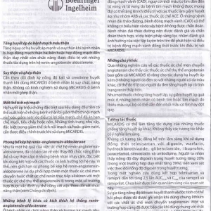 Viên nén Micardis 80mg Boehringer điều trị tăng huyết áp vô căn (3 vỉ x 10 viên)