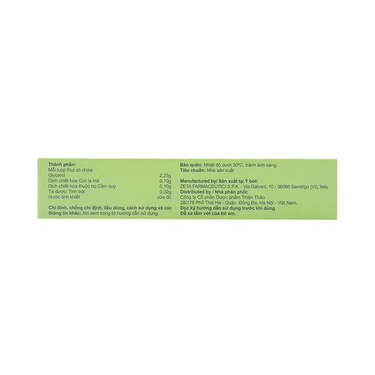 Dung dịch thụt trực tràng Microclismi Nova Argentia điều trị táo bón (6 túi x 1 tuýp x 3g)