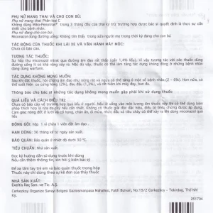 Viên đặt âm đạo Miko-Penotran MEGA We care điều trị nấm candida âm đạo (1 viên)