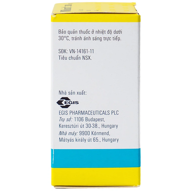 Viên nén Milurit 300mg Egis Pharma điều trị bệnh gout, phòng ngừa bệnh sỏi axit uric (30 viên)