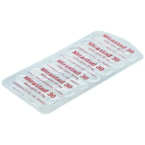 Viên nén Mirastad 30 Stella điều trị trầm cảm, duy trì cân bằng tinh thần (2 vỉ x 14 viên)