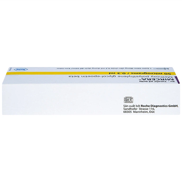 Dung dịch tiêm Mireca 50mcg/0.3ml Roche điều trị bệnh thiếu máu (1 cây)