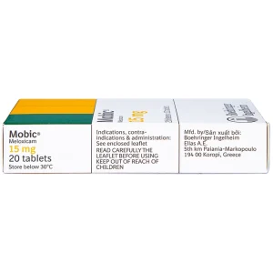 Thuốc Mobic 15mg Boehringer điều trị viêm xương khớp (2 vỉ x 10 viên)